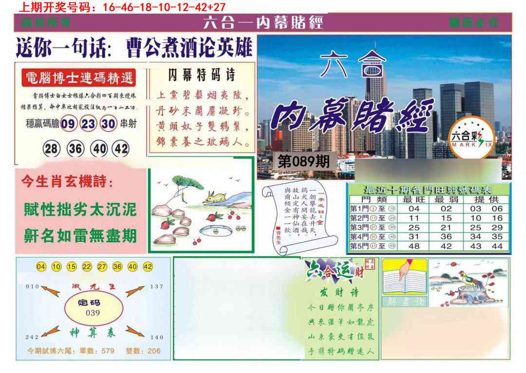 089期内幕赌经[图]